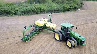 MYERS FARMS DONNIE MYERS PLANTING CORN MAY 5TH 2024 BROWNSVILLE INDIANA JOHN DEERE 8345R TRACTOR [upl. by Gilberto42]