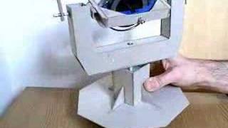 Gimballed gyroscope demonstration [upl. by Erbas]