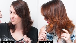 Como fazer mechas californianas em casa [upl. by Eanat]