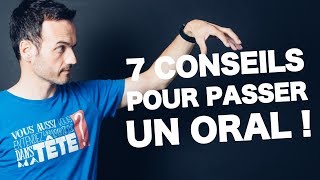 7 conseils importants pour réussir vos examens Oraux [upl. by Sitruc]