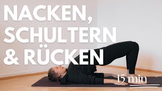 Nacken Schultern und Rücken Stretch Yoga für die Rückbildung [upl. by Arekahs]