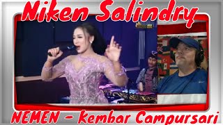 Niken Salindry  NEMEN  Kembar Campursari  Official Music Video   REACTION [upl. by Arihk346]