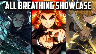 How to unlock Breathing Skills  All Breathing Showcase in Slayers Unleashed  Roblox [upl. by Mushro291]