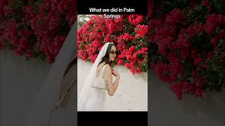 How to Wed in Palm Springs retro California desert Bride with groovy accents palmspringsstyle [upl. by Enenstein856]