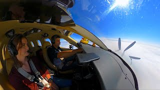 Flying the TBM940  Single Pilot IFR Airways Flight in a Garmin G3000 Turboprop  ILS and ATC Audio [upl. by Parette]