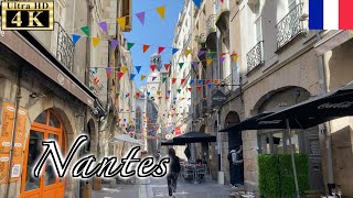 🇫🇷Nantes Summer Walk  Bouffay District 【4K 60fps】 [upl. by Hey579]