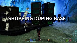 Shopping Duping Base   ARK Ascended Small Tribe PVP [upl. by Ltney]