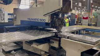 Trumpf TC 500 CNC Turret Punch [upl. by Goldston835]