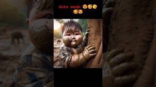 cute monk with funny reaction 😂🤣😅😂😄😂cutebaby cute cutemonk littlemonk shorts trending [upl. by Pierro186]