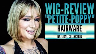 WIG REVIEW Hairware PETITE POPPY Sparkling Champagne  ALOPECIA  NaturalCollection  Lace Front [upl. by Hoang]