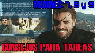 MGSV TPP Consejos Para Tareas tasks parte 2  super fácil pal pueblo [upl. by Kurland]