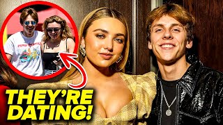 Cobra Kai Stars Peyton List and Jacob Bertrand Are DATING [upl. by Etnuaed]