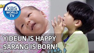 Yideun is happy Sarang is born The Return of Superman20200531 [upl. by Tohcnarf]