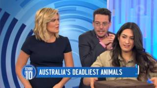 Australias Deadliest Animals on Studio 10 [upl. by Aiksas884]