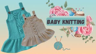 woolen handmade frock design 🌺baby knitting patterns [upl. by Bouley]