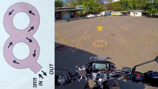 How to Pass 8 Driving Test Very Easy Practical RTO Test and Controls  Praks Bikers Guide [upl. by Archaimbaud]