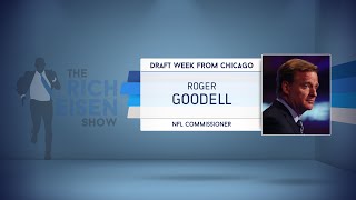 NFL Commissioner Roger Goodell on The NFL Draft Tom Brady amp More Radio Only  42816 [upl. by Asselim]