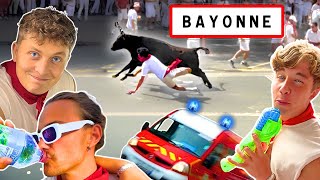 💃 Les fêtes de BAYONNE 2024 découverte apéro et pompiers [upl. by Pernell]