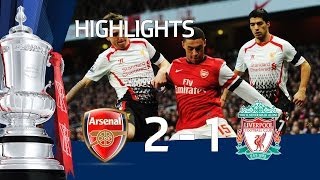 Arsenal vs Liverpool 21 FA Cup 5th Round goals amp highlights 2014 [upl. by Tirb]