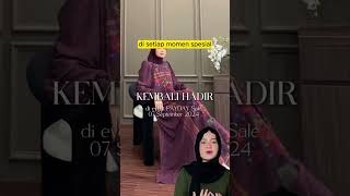 2 model baju gamis set phasmina lebaran  2025 shorts fyp gamislebaran bajugamis [upl. by Moor699]