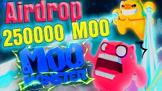 P2E NFT игра MooMonster Участвуй в Airdrop 250000 MOO [upl. by Ulphia]