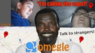 African Rebel Scares Disrespectful People On Omegle Location Found [upl. by Barmen443]