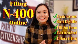 N400 Application For Naturalization  How To File Online [upl. by Brandenburg569]