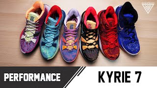 KYRIE 7 ALL COLORWAYS Performance Review [upl. by Asinet215]