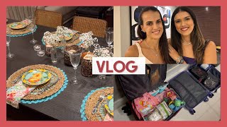 VLOG EM FAMÍLIA  Aniversário da minha mãe vamos viajar organizando as malas [upl. by Pejsach830]