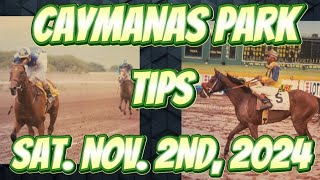 CAYMANAS PARK TIPS for Saturday November 2nd 2024 [upl. by Telfer]