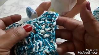 Saquito para bebe tejido a crochet [upl. by Accem]