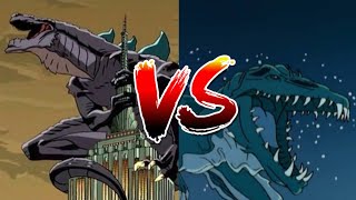 Zilla Jr Vs Cryptocledius  Godzilla A Série [upl. by Nosde670]