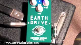 Earth Drive Overdrive Pedal  Sample 1 [upl. by Yxor]