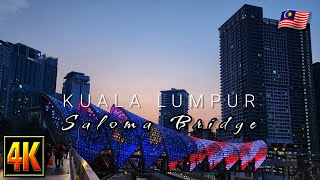 Walk around Malaysia Saloma in KLs Kampung Baru [upl. by Benildas]