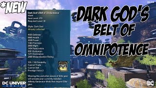 DCUO New Belt Of Omnipotence Metal Part 2 New OP Piece [upl. by Samira725]