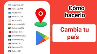 Cómo CAMBIAR el PAÍS o REGIÓN en GOOGLE PLAY STORE 2024 Guia Completa [upl. by Yvor]