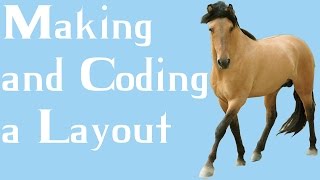 Howrse Layouts From making to coding [upl. by Mellette700]