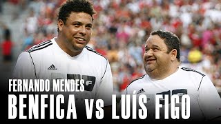 Fernando Mendes no quotBenfica vs Fundação Luís Figo Resto do Mundoquot  Futebol  RTP [upl. by Nahtanhoj]