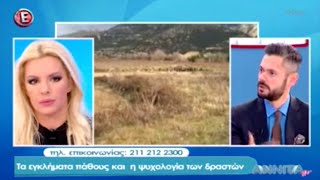 Εγκλήματα πάθους Ο Ψυχίατρος Δημ Παπαδημητριάδης στην εκπομπή AnnitaGR Ε [upl. by Harobed711]