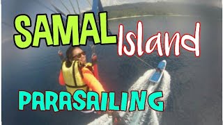 PARASAILING Adventure samal island [upl. by Ignatia486]