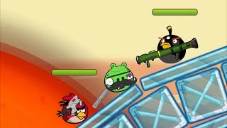 Angry Birds Ultimate Battle  TEAM 5 ANGRY BIRDS FIGHTING ALL PIGGIES [upl. by Ennairej]