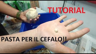 TUTORIAL  Come preparare la nostra pasta per la pesca al cefalo con qualche trucchetto utile [upl. by Leonsis]