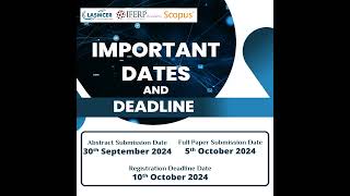 Call For Papers and Important Dates  LASMCER2024  𝐌𝐨𝐧𝐭𝐫𝐞𝐚𝐥 𝐂𝐚𝐧𝐚𝐝𝐚 [upl. by Helbona]