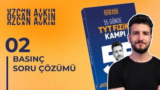 55 Günde TYT Fizik Kampı  34 Gün  Durgun Sıvı ve Akışkan Basıncı Soru Çözümü  1  2025 [upl. by Ribaudo959]