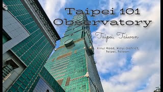 Lets See Taipei From AboveTaipei 101 Observatory  Taipei Taiwan [upl. by Gilead137]