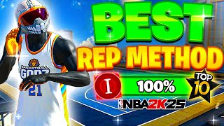 BEST REP METHOD in NBA 2K25 FASTEST REP METHOD to HIT LEGEND 5 in NBA 2K25 [upl. by Elyac]