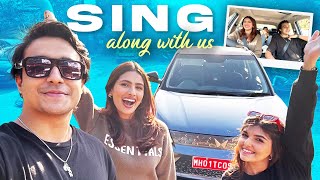 Carpool session 🚘 ft aashnahegde AshiKhanna 🎶 [upl. by Arikaahs626]