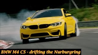 BMW M4 CS  Drifting the Nurburgring [upl. by Rana375]