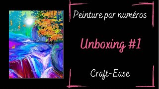 Peinture par numéro  Unboxing 1  CraftEase [upl. by Kaiser303]