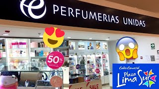 PERFUMERÍAS UNIDAS PERÚ👗😱💎 🚨LIQUIDACIÓN PERFUMES de MUJER amp HOMBRE🚨💙❤️TOUR PLAZA LIMA SUR 🏖 [upl. by Lynn13]